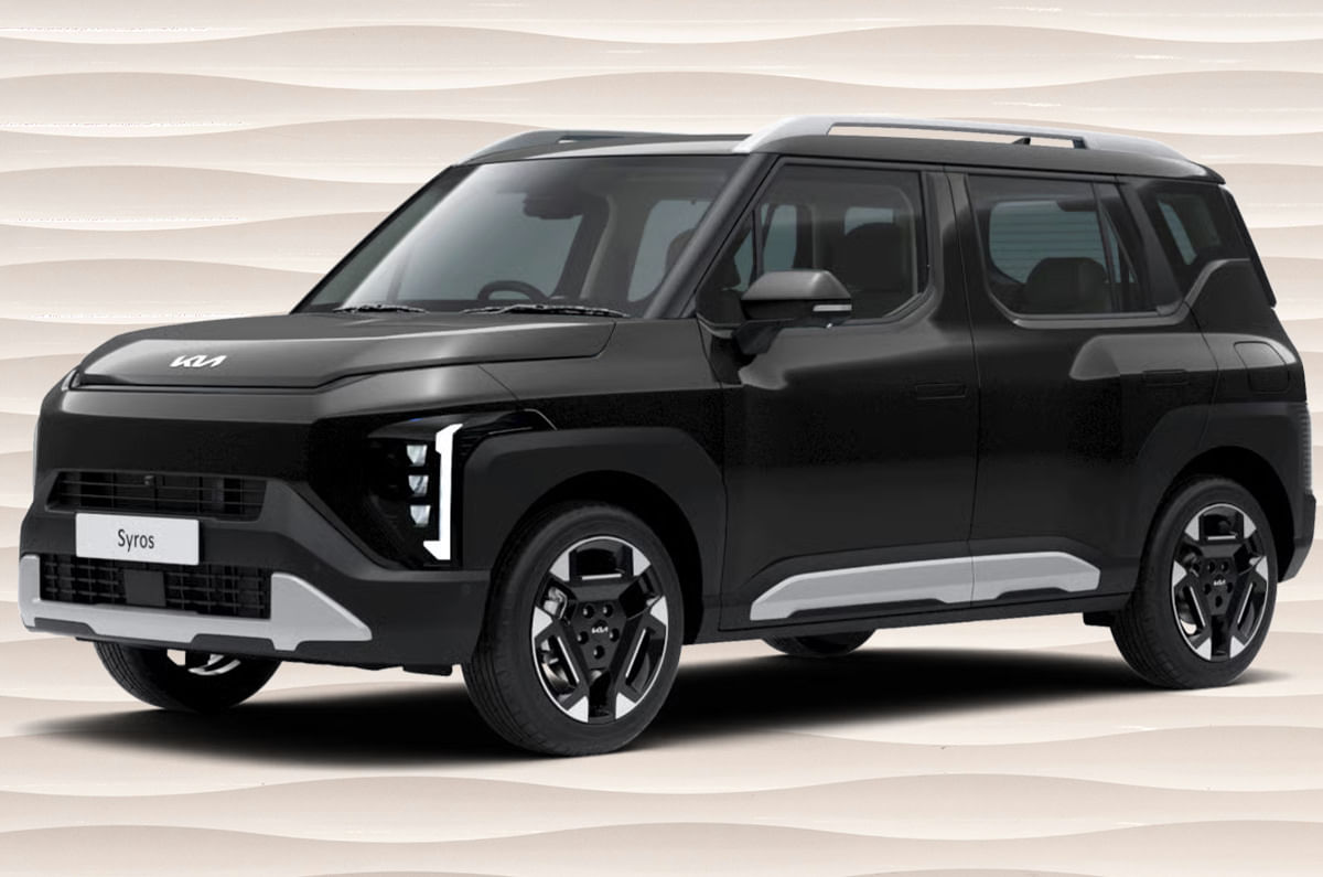 Kia Syros in Aurora Black Pearl.