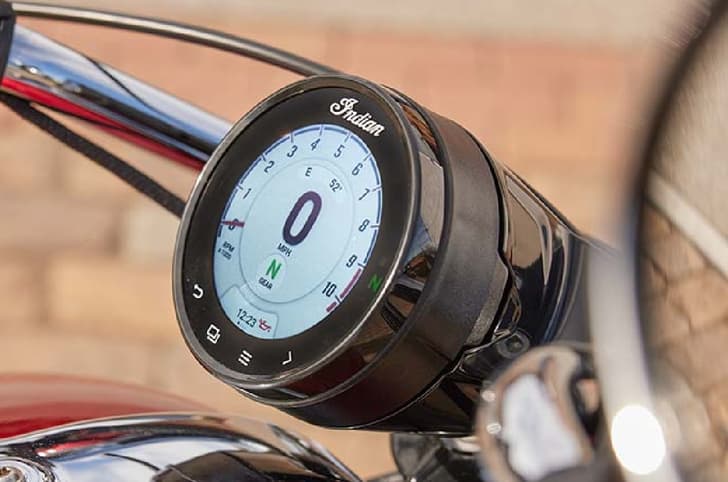 Indian Scout TFT display