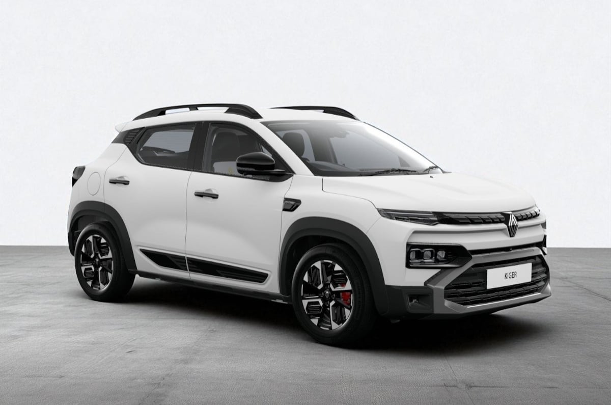 Renault Kiger white color
