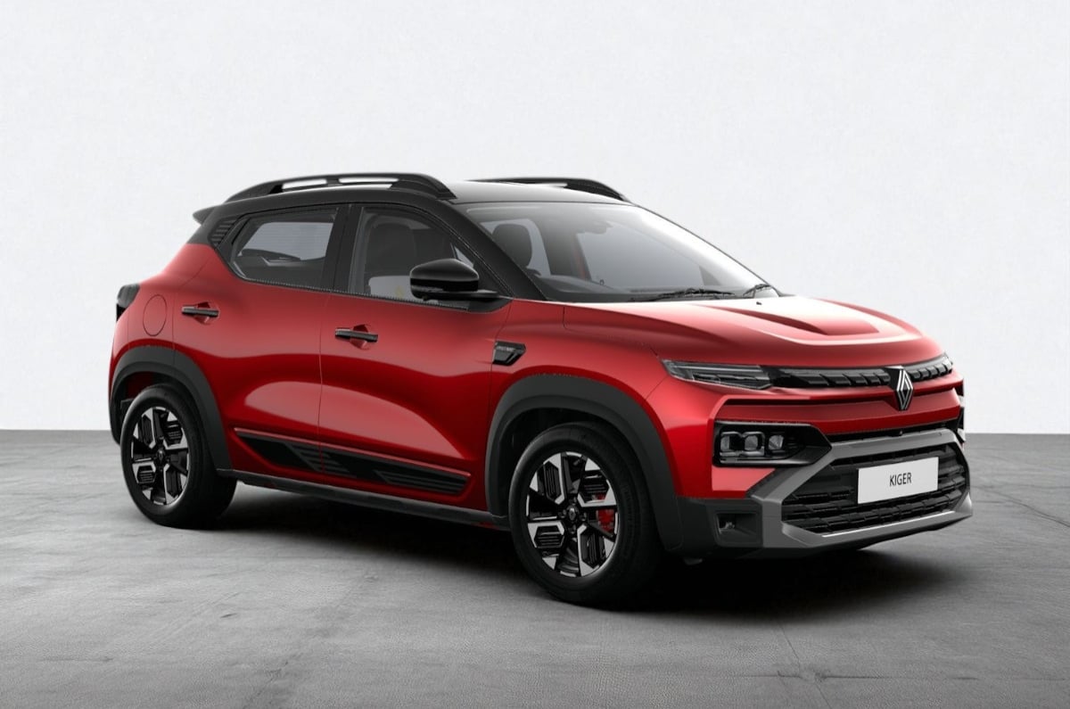 Renault Kiger red color