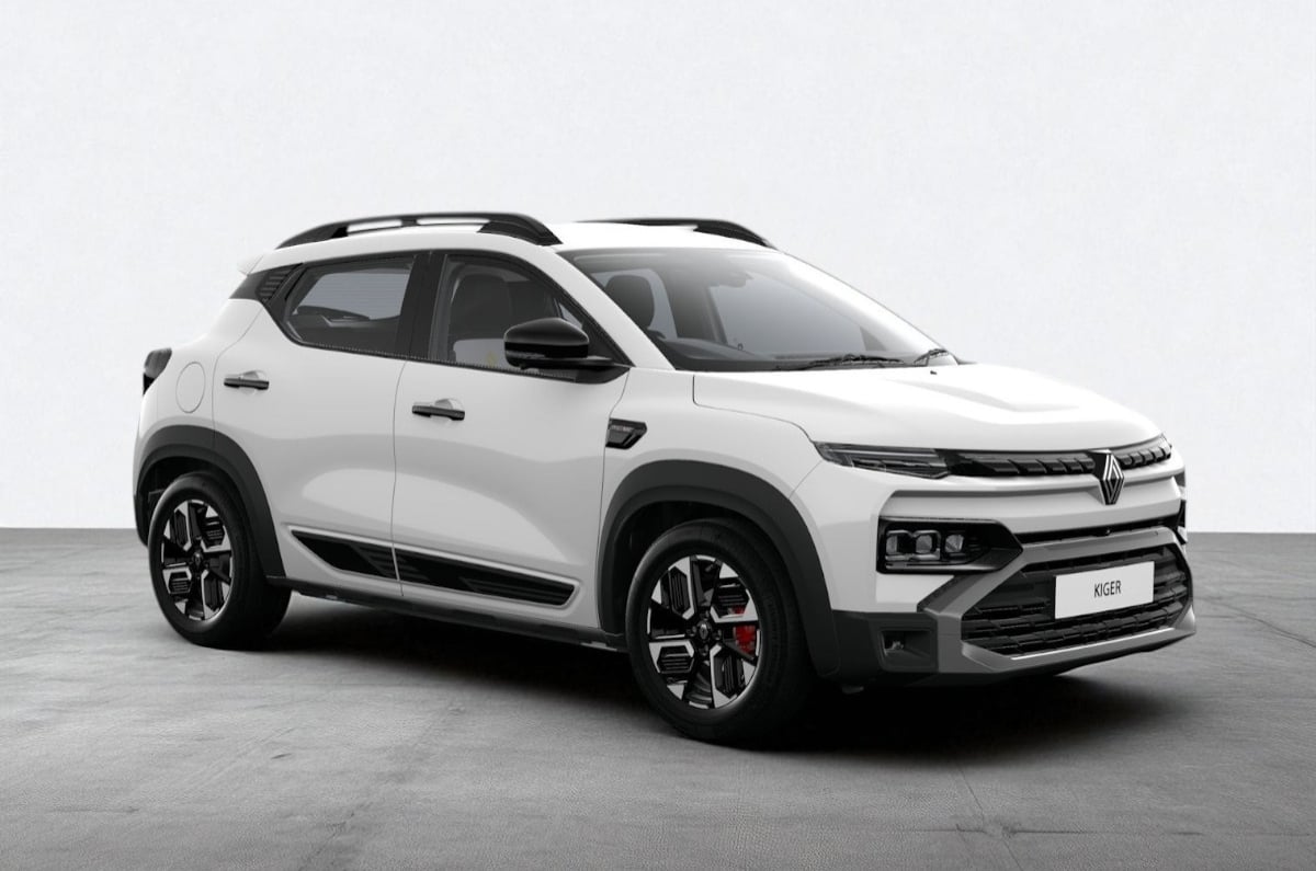 Renault Kiger white color
