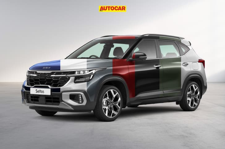 Kia Seltos all colours combined