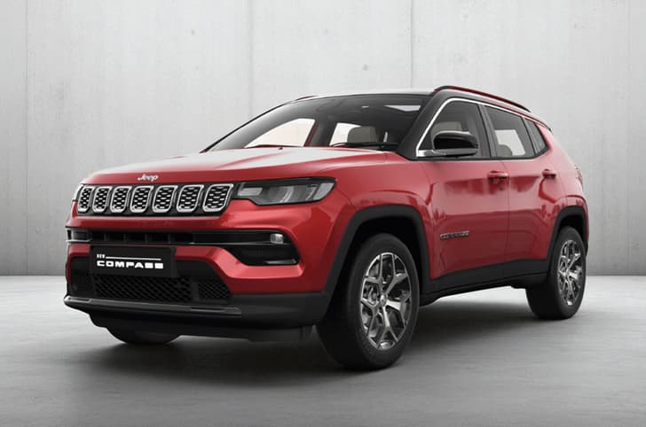 Jeep Compass red colour