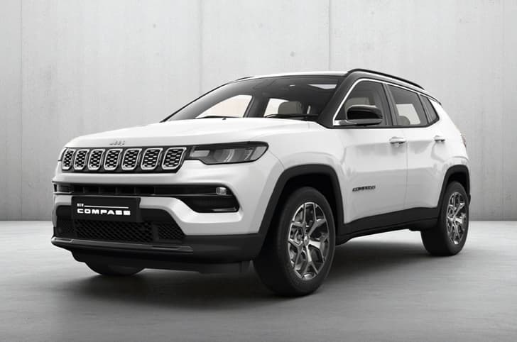 Jeep Compass white colour