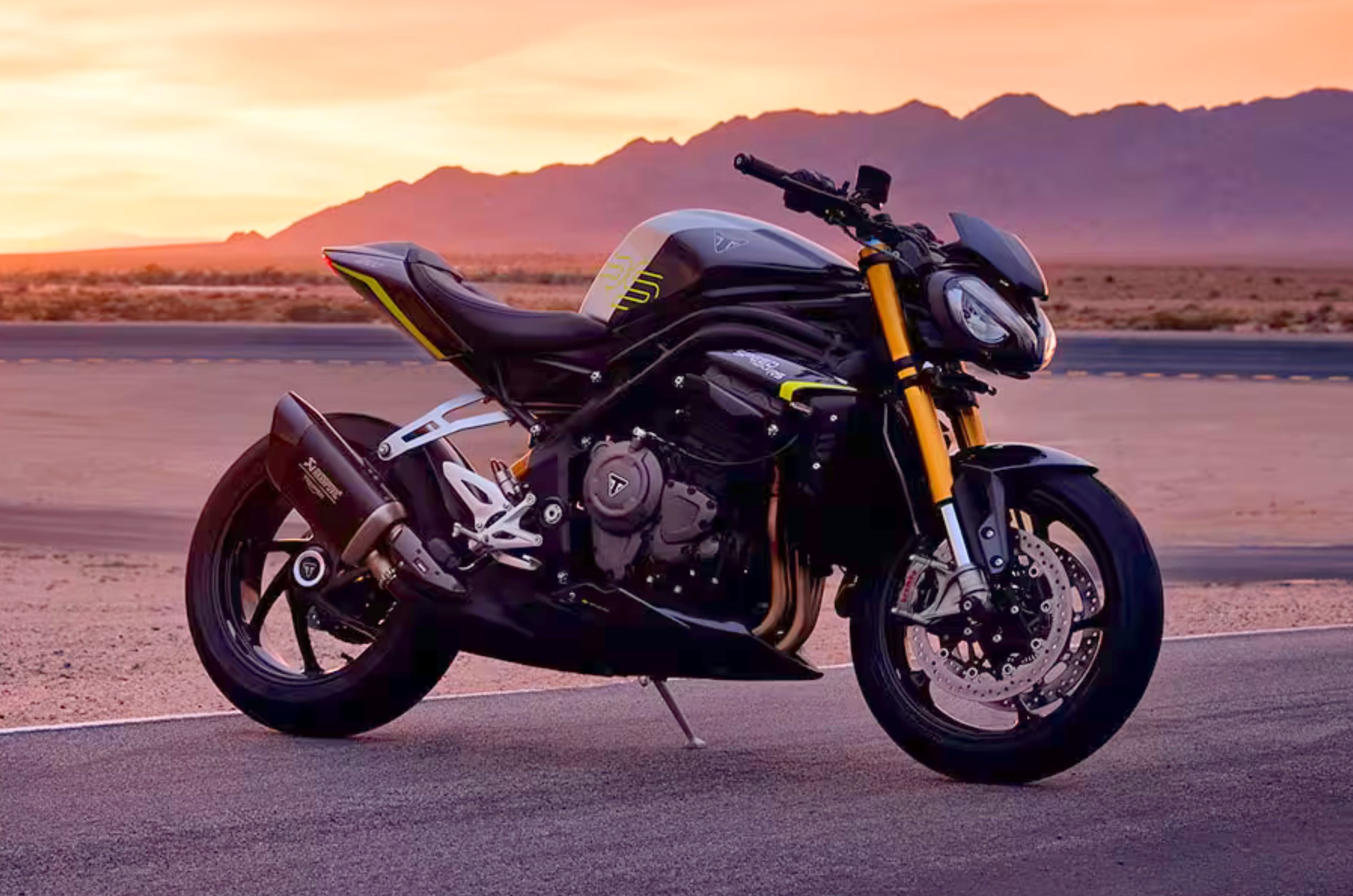 The Triumph Speed Triple 1200 RS is the brand