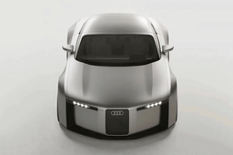 Audi C Concept sports car front shot