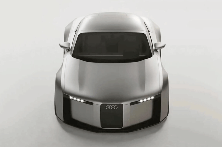 Audi C Concept sports car front shot