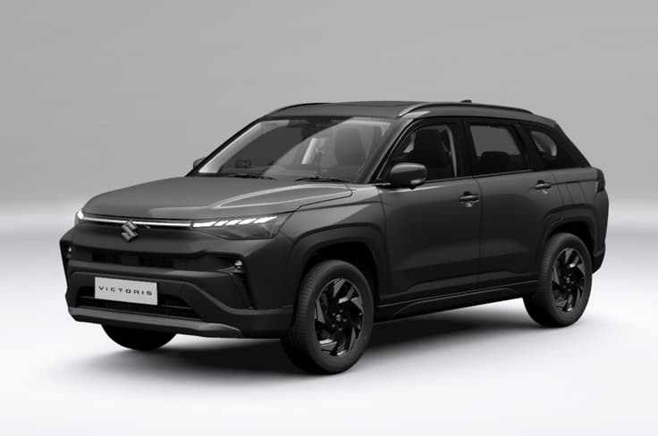 Magma Grey: LXI, VXI, ZXI, ZX(O), ZXI+ and ZXI+(O). Maruti Victoris Magma Grey