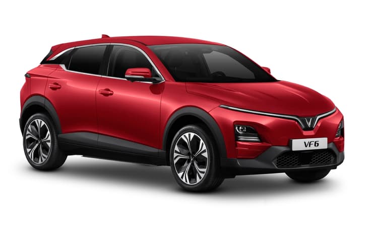 VinFast VF6 red exterior colour