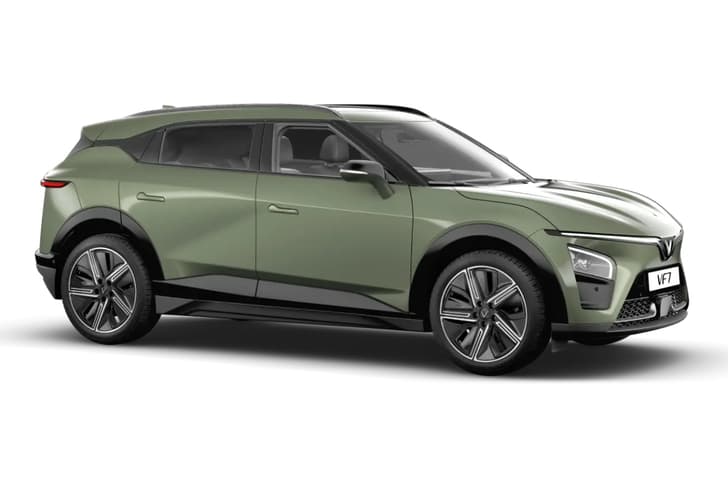 VinFast VF7 green exterior colour