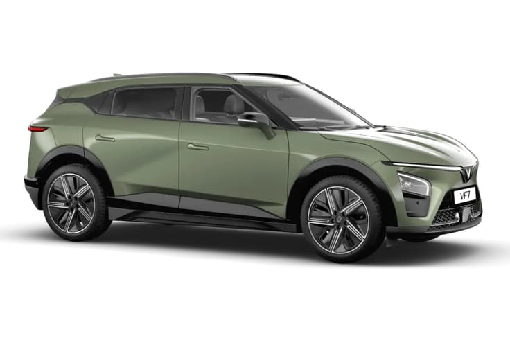 VinFast VF7 green exterior colour VinFast VF7 green exterior colour