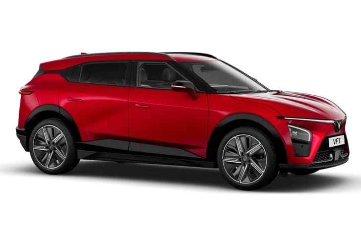 VinFast VF7 red exterior colour