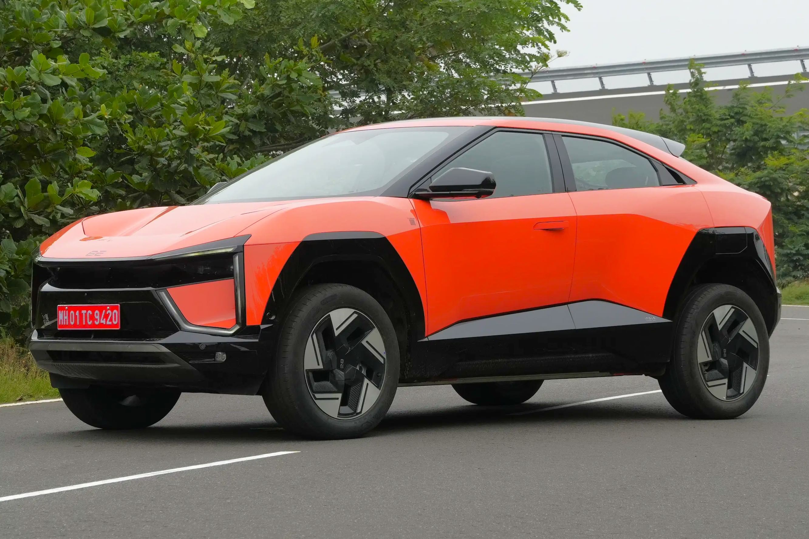 The BE 6 grabs a lot of eyeballs thanks to its radical styling.