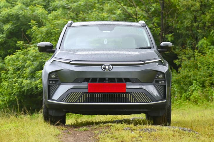 Tata Nexon EV front head on real life pic