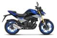 Rivals to the CB125 Hornet are TVS Raider, Hero Xtreme 125R and Bajaj Pulsar N125. Honda CB125 Hornet blue colour right side profile static in studio