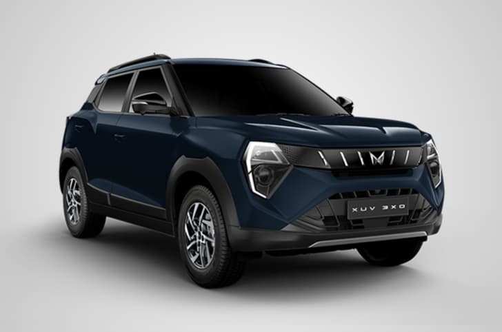 mahindra xuv 3xo nebula blue colour