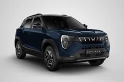 mahindra xuv 3xo nebula blue with grey roof colour