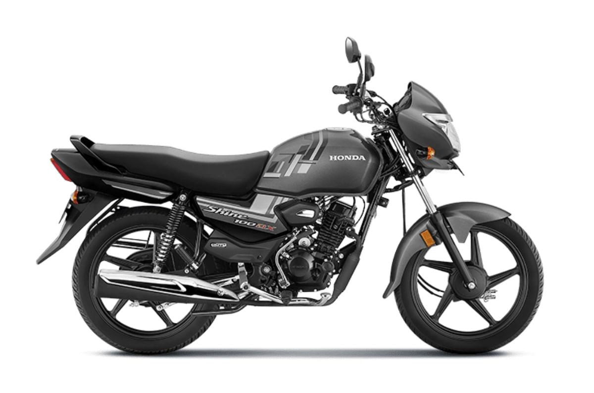 The Shine 100 DX is the up-spec variant of Honda