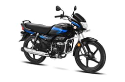 Hero HF Deluxe Pro blue front right side static in studio