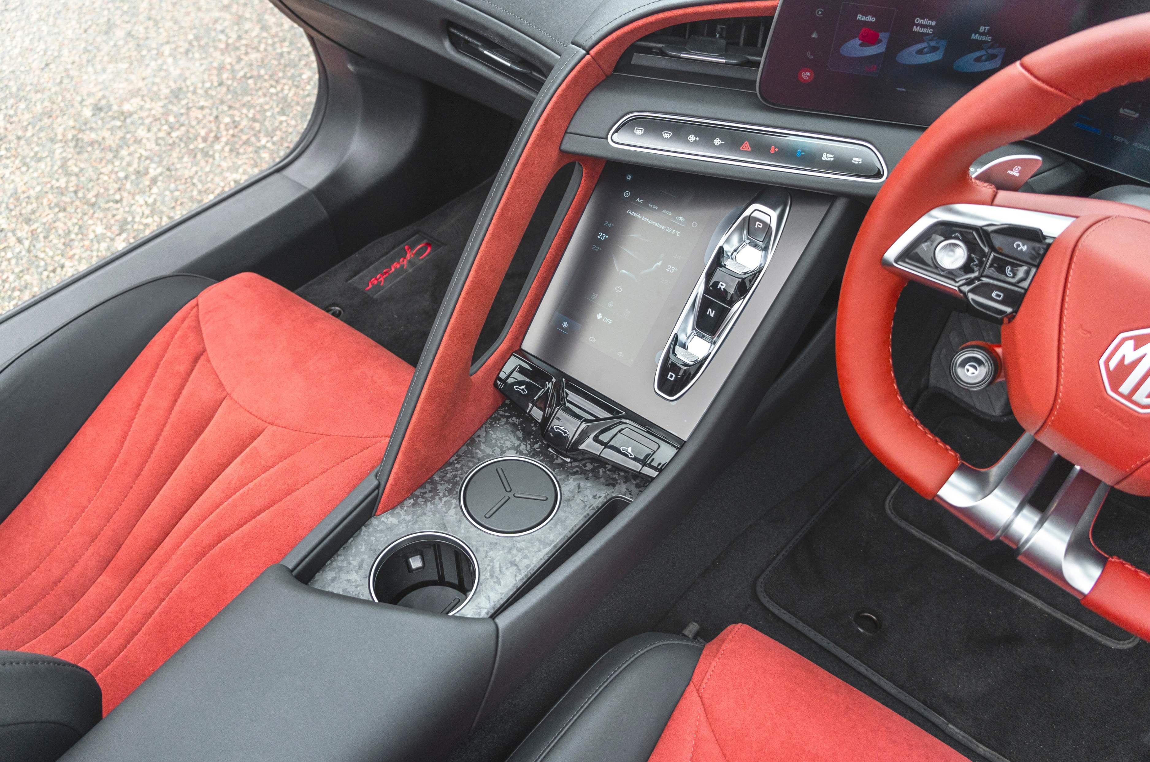 MG Cyberster touchscreen