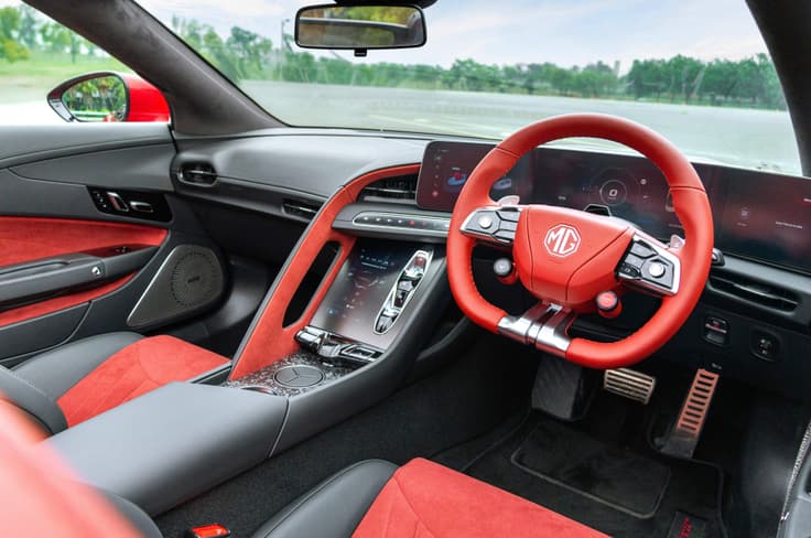 MG Cyberster interior and tech image gallery | Autocar India