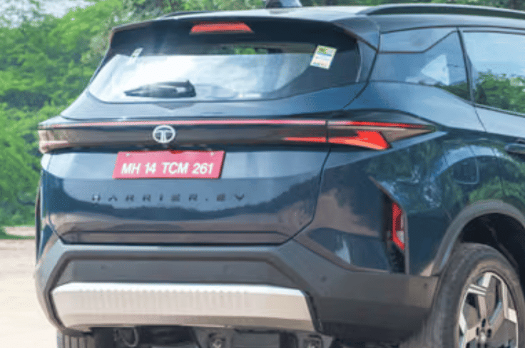 No changes have been made to the illumination bits either. Tata Harrier EV lights