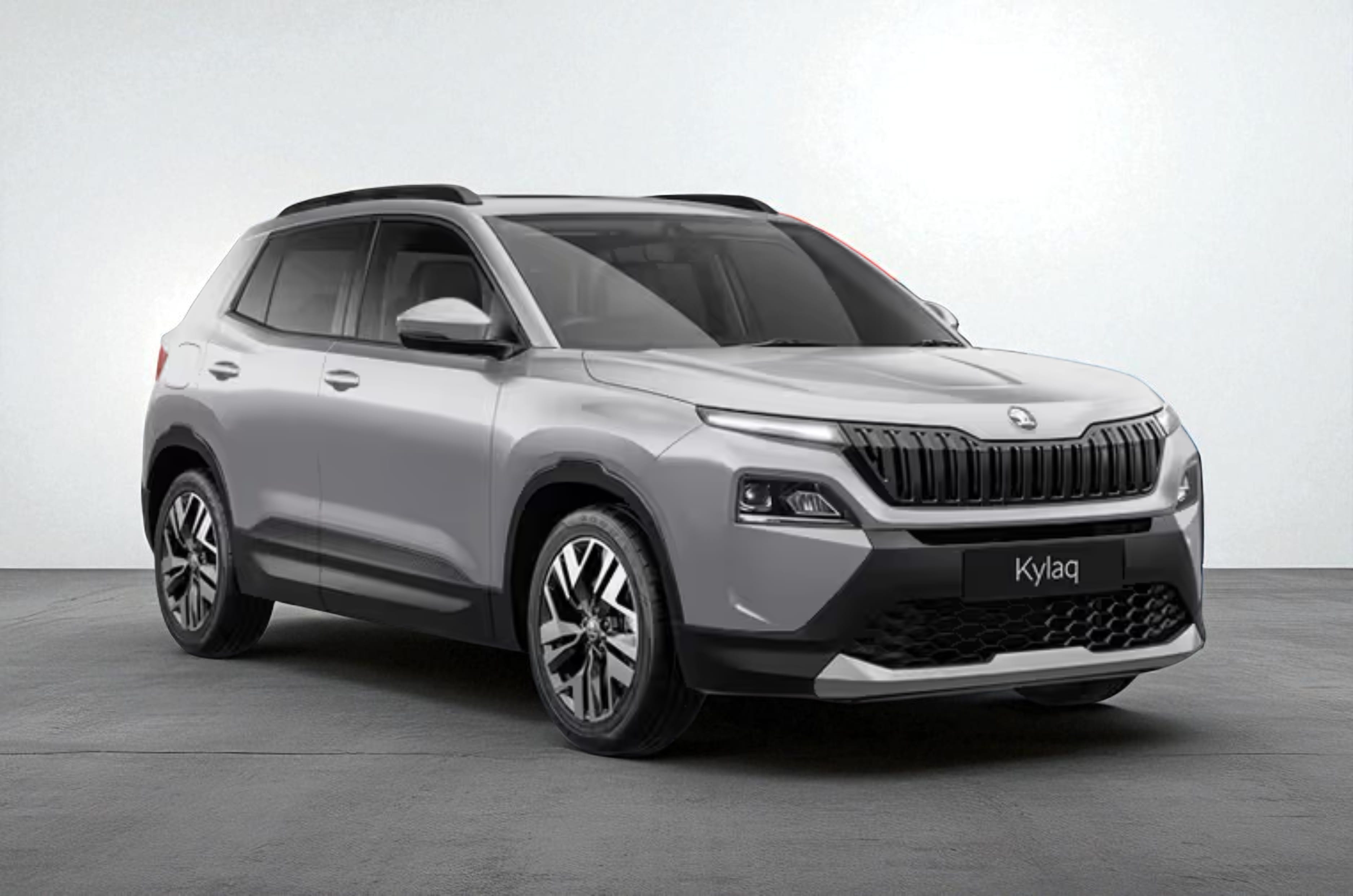 Skoda Kylaq in Brilliant Silver.