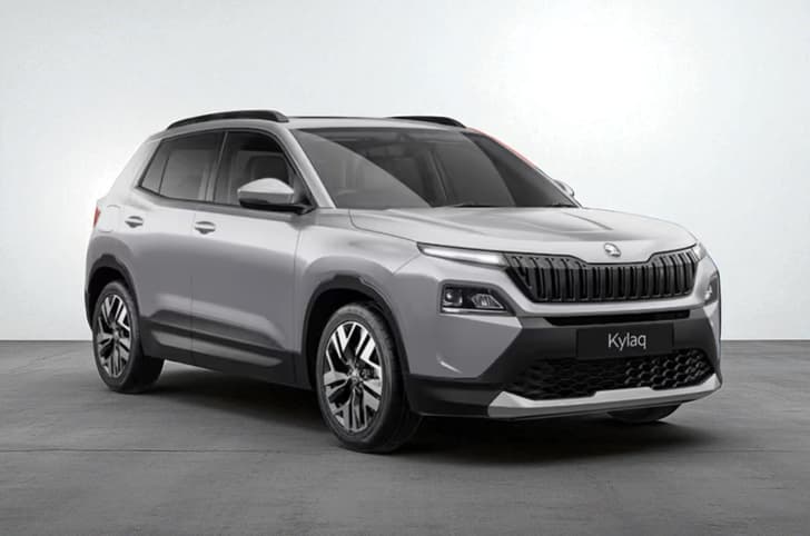 skoda kylaq brilliant silver colour