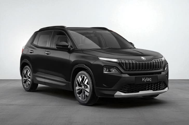 skoda kylaq deep black colour