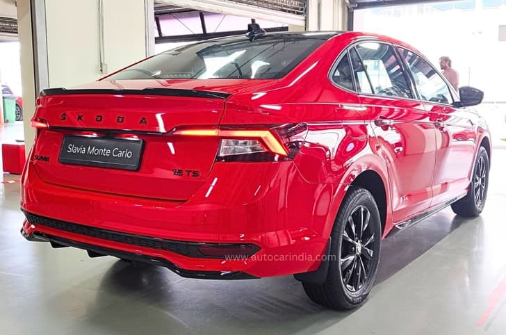 skoda slavia monte carlo in garage