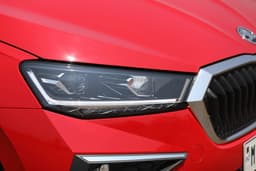 skoda slavia in field