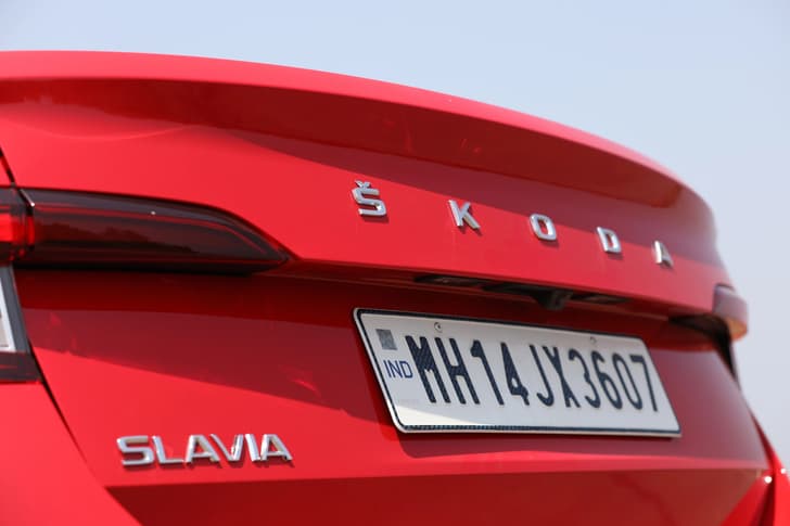 skoda slavia in field