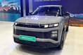 2025 hyundai creta electric knight edition shadow grey front end 2025 hyundai creta electric knight edition on show floor