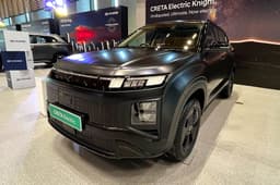 2025 hyundai creta electric knight edition on show floor