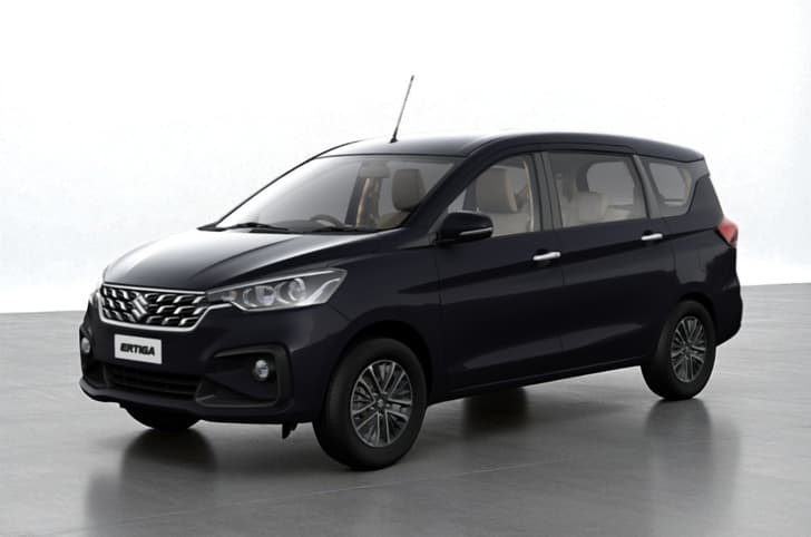 Maruti Ertiga in Bluish Black