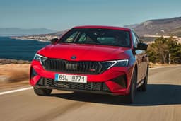 2025 skoda octavia rs on road