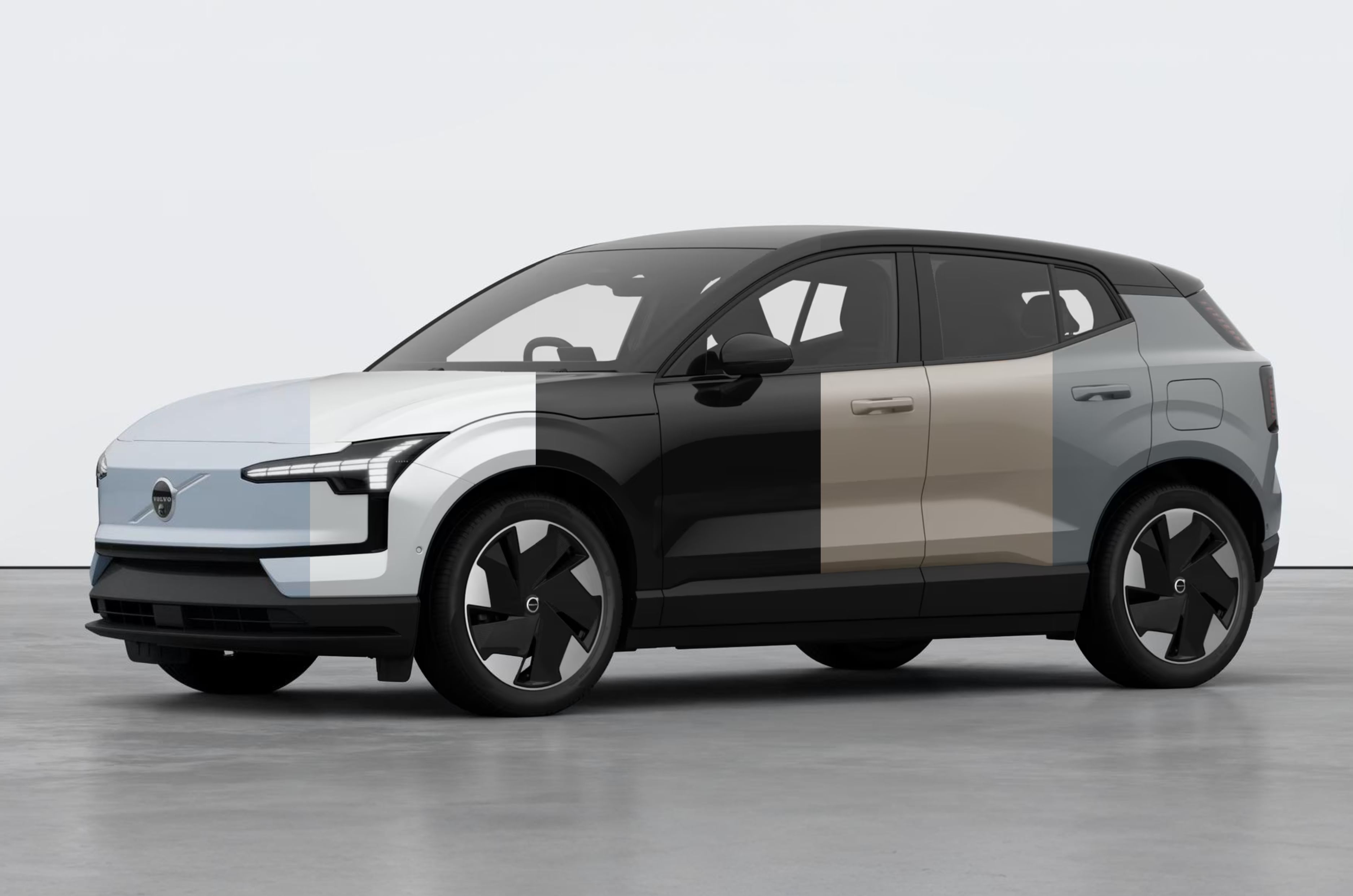 The Volvo EX30 comes in 5 exterior colour options.