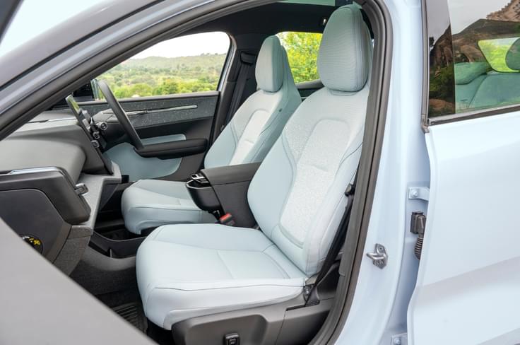 2025 volvo ex30 front seats 2025 volvo ex30 interior