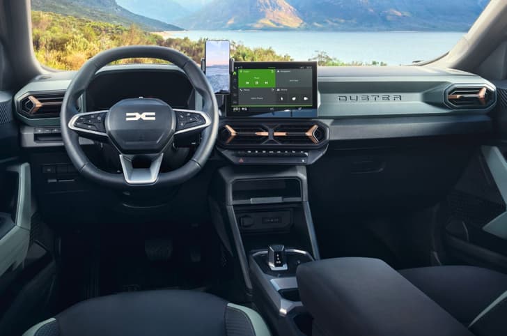 2025 Dacia Duster Pickup interior
