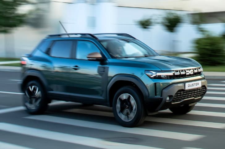 2025 Dacia Duster Pickup on road
