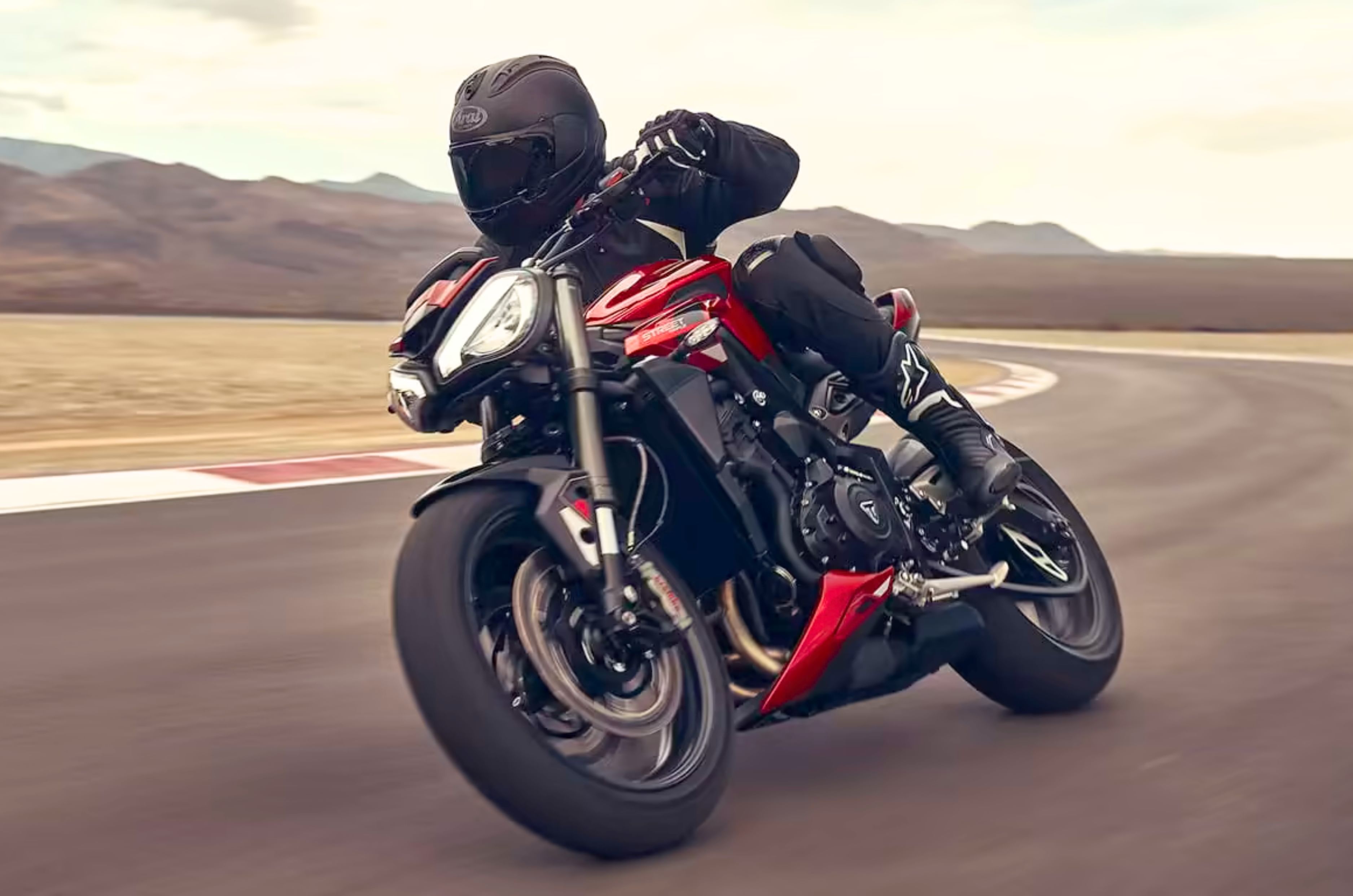 The 2025 Triumph Street Triple RS is a high-performance naked bike