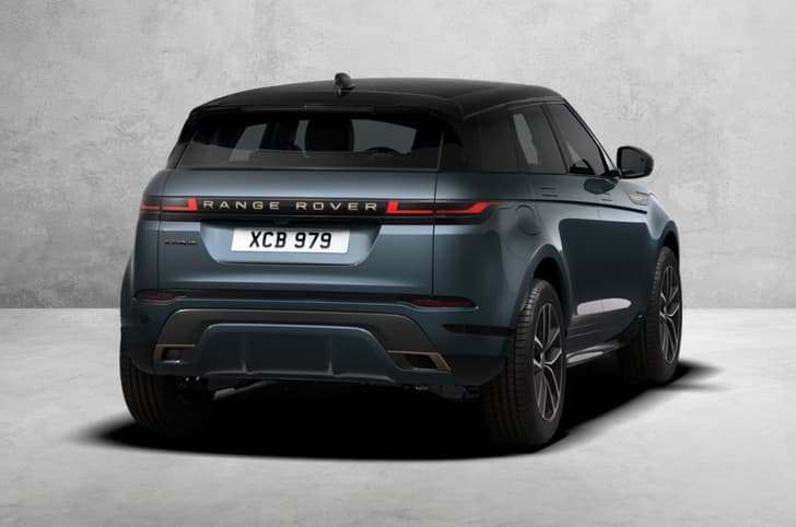 Range Rover Evoque rear right blue colour