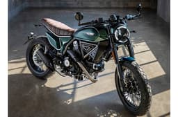 Ducati Scrambler Nightshift right front static in studio