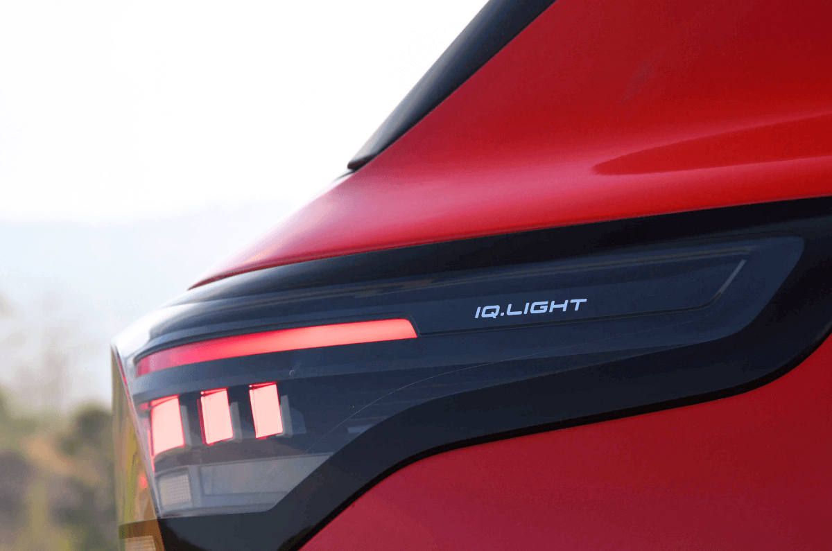 'IQ LIGHT' badging on the tail-lights.