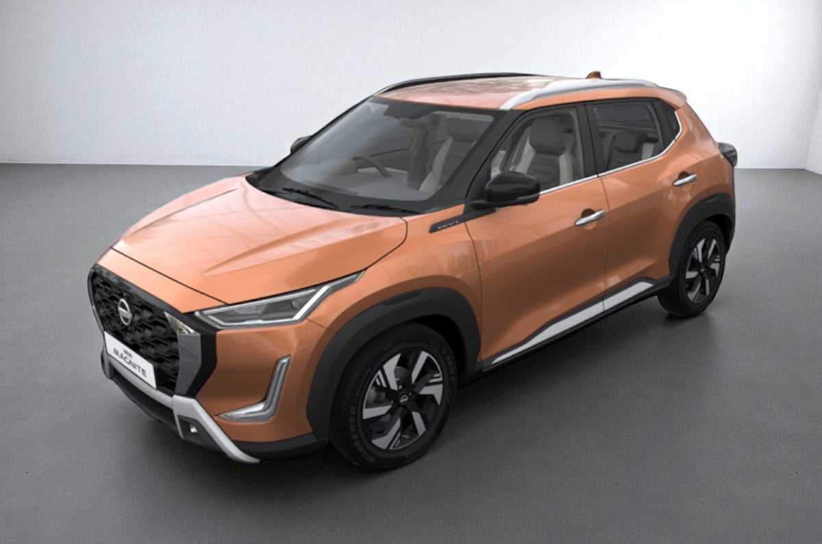2025 Nissan Magnite in Sunrise Copper Orange