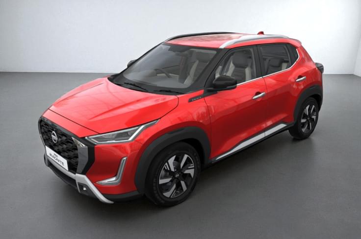 2025 Nissan Magnite in Flare Garnet Red 2025 Nissan Magnite in Flare Garnet Red