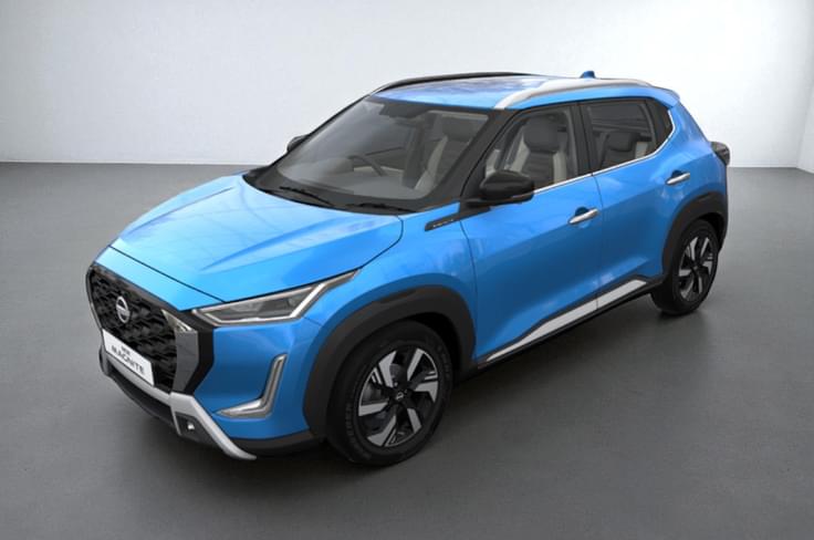 2025 Nissan Magnite in Vivid Blue 2025 Nissan Magnite in Vivid Blue