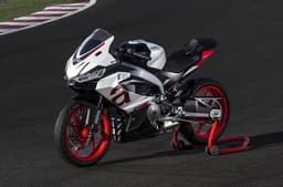 Aprilia-RS 457-front-left-three-quarter-shot