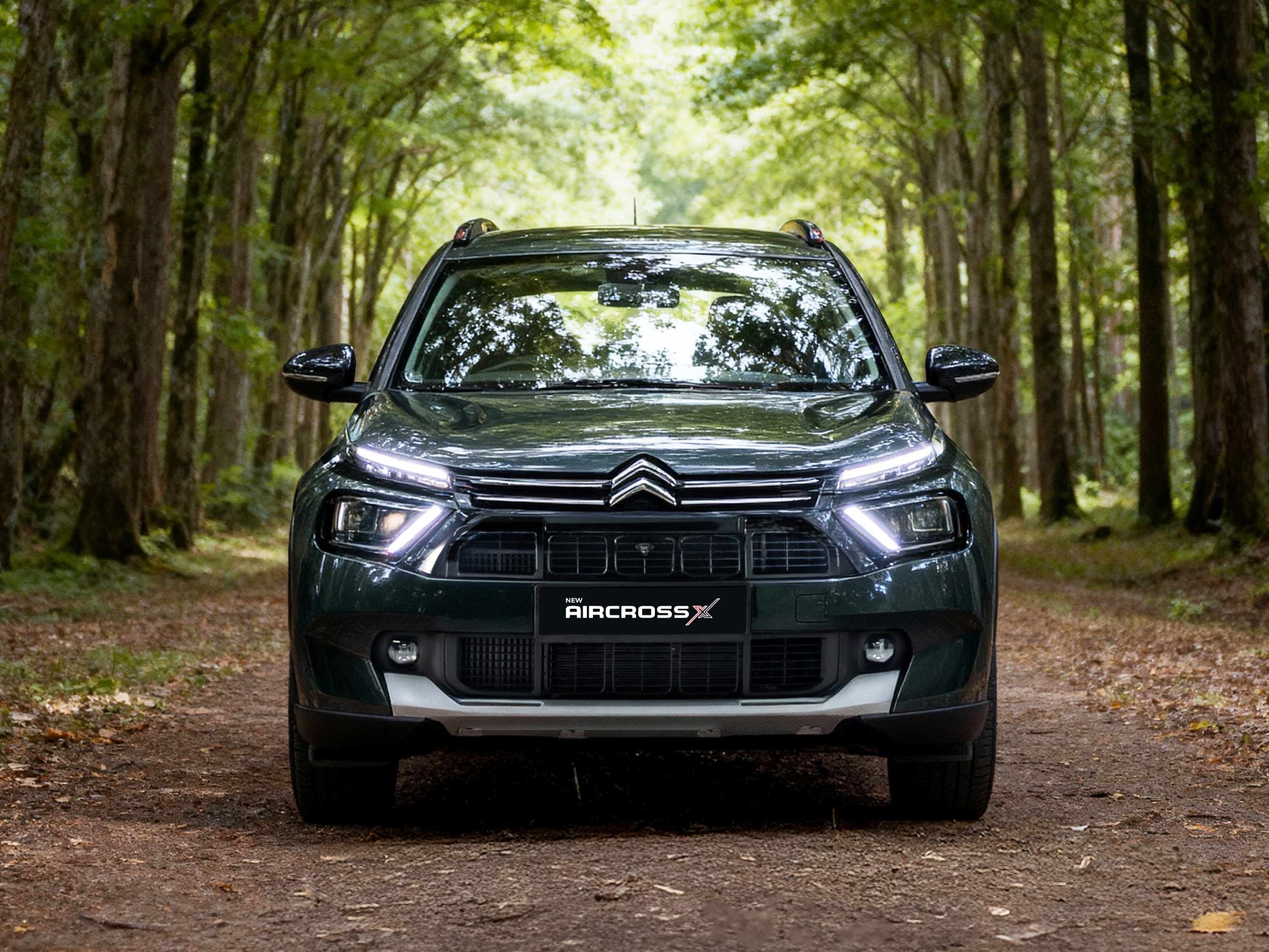 The Citroen Aircross X gets a new deep forest green colour