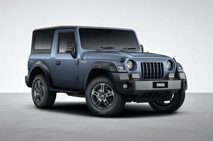 2025 Mahindra Thar Battleship Grey